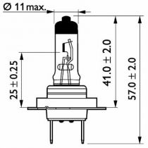 Ampoule H7 12 V 55 W