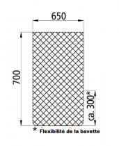 Bavette paillasson universelle