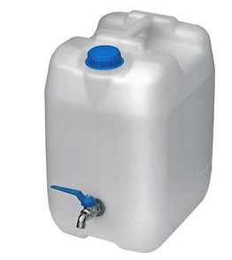 Bidon D'eau En Plastique 30L, Robinet En Métal