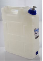 BIDON EN PLASTIQUE 20L avec Robinet et bouchon