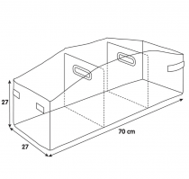 BOITE DE RANGEMENT - 70 x 27