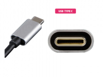 Câble USB type C + 1 port USB 3000 mA