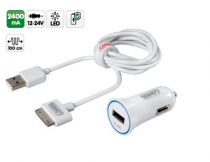 Chargeur allume cigare pour IPOD/IPHONE 4/4S