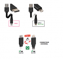 Chargeur de batterie universel 8000 mA