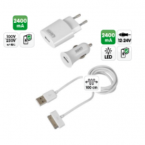Chargeur kit complet APPLE Iphone - Ipad - Ipod  