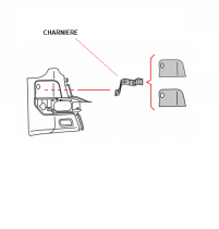 CHARNIERE CACHE AVANT MERCEDES CITARO