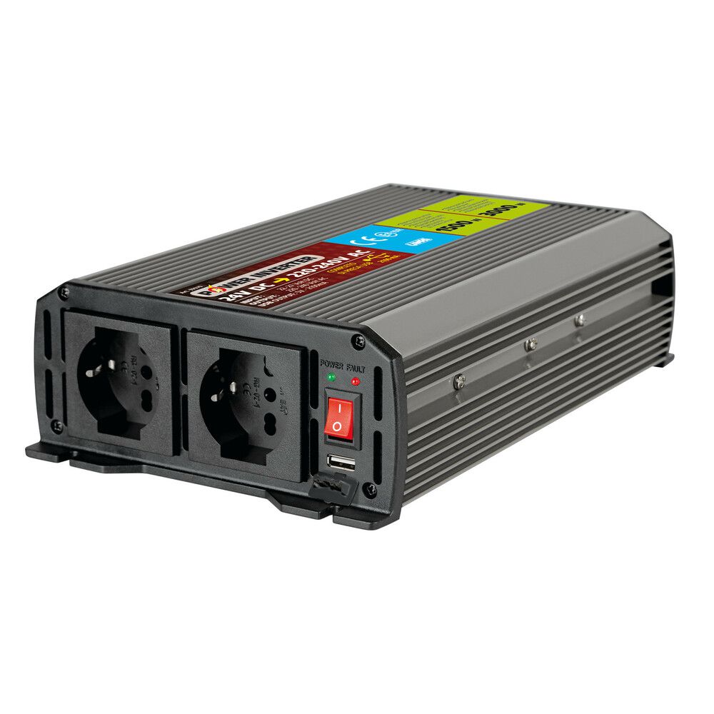 Convertisseur de courant 24V en 220 V - 1500W