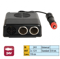 CONVERTISSEUR de TENSION 24>12 V  - 8A