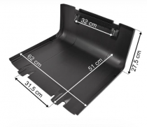 COUVERCLE BATTERIE + CLIPS DAF CF65/75 EURO 6 - CF85  EURO 6