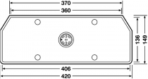 FEU ARRIERE DROIT AVEC REFLETEUR TRIANGULAIRE