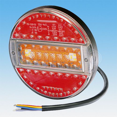 FEU ARRIERE rond LED 4 FONCTIONS