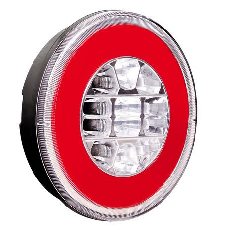 FEU ARRIERE rond 29 LEDS et boitier de support