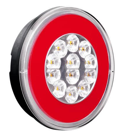FEU ARRIERE rond 29 LEDS et boitier de support