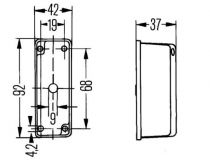 FEU LATERAL BICOLORE ECE- ADR/GGVS