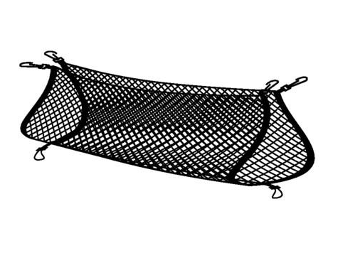 Filet de rangement en nylon 90 x 30cm filet de bagages élastique