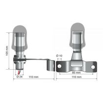 Support de gyrophare DIN insertion Filet de vis – CUSTOM SERVICES