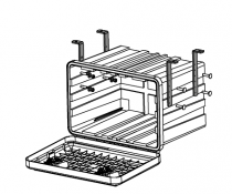 FIXATIONS VERTICALES COFFRES DAKEN 