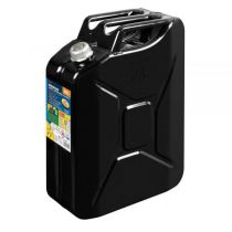 JERRYCANS PREMIUM CARBURANT NOIR EN METAL