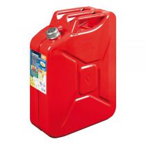 JERRYCANS PREMIUM CARBURANT ROUGE EN METAL