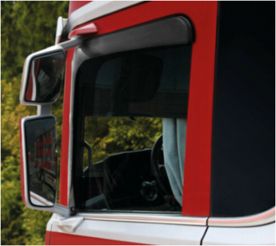 LAMPA Jeu de déflecteurs en polycarbonate pour camion compatible avec LAMPA Jeu de déflecteurs en polycarbonate pour camion compatible avec