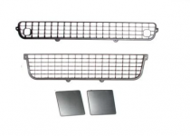 KIT 2 GRILLES ET 2 CACHES PARE-CHOCS