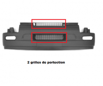 LOT de grilles de protection radiateur RENAULT PREMIUM DCI