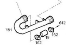 MANCHON CAOUTCHOUC IVECO EUROTRAKKER et STRALIS