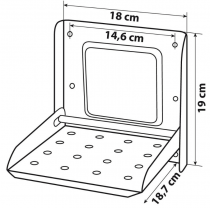 Marchepied pliable pour remorque