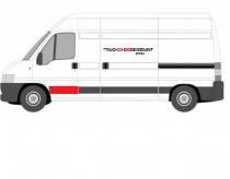 MOULURE PORTE AVANT GAUCHE FIAT DUCATO, CITROEN JUMPER I et PEUGEOT BOXER