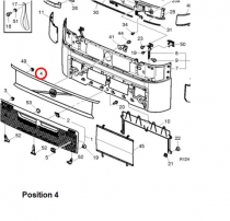 PANNEAU FRONTAL VOLVO FH4