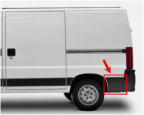 PANNEAU LATERAL ARRIERE GAUCHE FIAT DUCATO