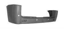 PARE-CHOCS ARRIERE APPRETE GRIS CHASSIS COURT AVEC TROUS ASSISTANCE AU STATIONNEMENT FIAT SCUDO - PEUGEOT EXPERT - CITROEN JUMPY