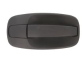 Poignée De Porte Coulissante Extérieure - Pour Opel Combo 2000-2010 - Noire - Neuf
