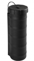 Porte-document cylindrique noir
