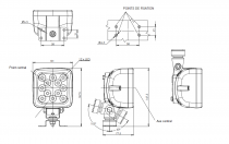 PROJECTEUR FEU DE TRAVAIL