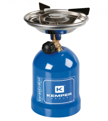 Foker 02101/M Réchaud de Camping à Gaz - Bleu