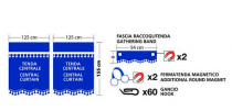 Rideaux pour camion standard - partie centrale