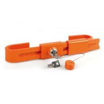 Serrure de porte conteneur en acier tremp