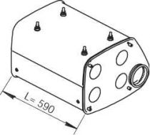 SILENCIEUX CHAPPEMENT MAN F2000