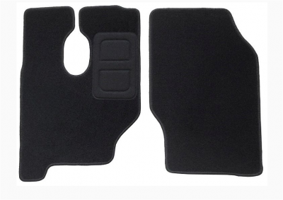 Tapis De Sol Fiat Bravo II (2007-2017) - Lot 4 Pièces Moquette Noire - Neuf